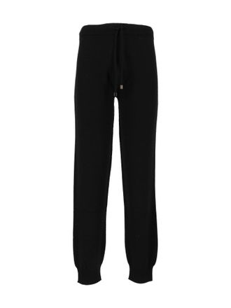 Kangra Cashmere Nahtlose Jogginghose aus Kangra-Kaschmir mit Kordelzug