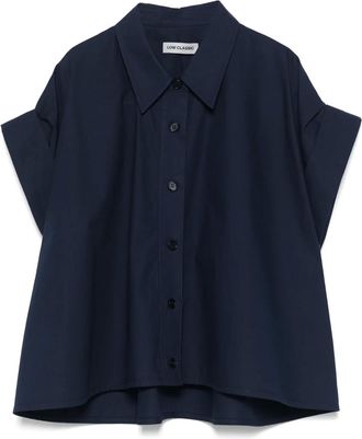 Low Classic Camicia con risvolto - Blu