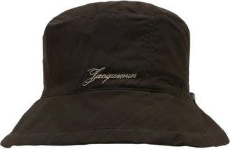 Jacquemus Hats, female, Brown, Size: 56 CM Le Bob Baluchon