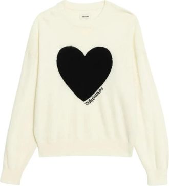 Zadig&Voltaire Soulo Sweater - Dames - Truien - Wit - Maat: XS Wol