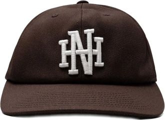 Neighborhood Cappello da baseball con monogramma - Marrone