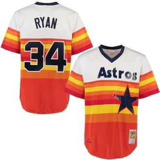 Mitchell & Ness Mens Mitchell & Ness Nolan Ryan White Houston Astros Throwback Authentic Jersey at Nordstrom, Size 36