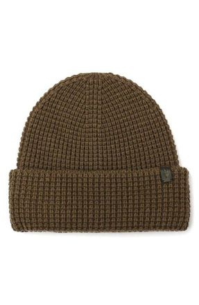 AllSaints Waffle Knit Beanie in Gull Brown at Nordstrom