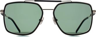 Ferragamo SF298S 703 goud zwart groen zonnebril