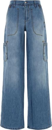 Ermanno Scervino Denim Cargo Jeans