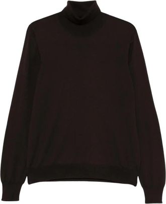 Tagliatore Coltrui Trui - Heren - Coltruien - Bruin - 2XL - Wol - Truien & Vesten