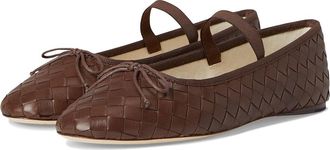 Loeffler Randall Leonie Soft Ballet Flat Womens Sandals Espresso : 10.5 B - Medium, Leather