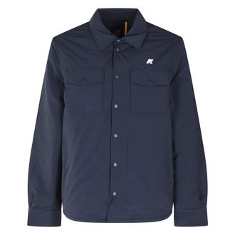 K-Way Umbert Plain Warm Jacket - Heren - Zomerjassen - Blauw - XL - Jassen