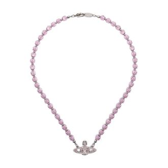 Vivienne Westwood Accessoires, Dames, Paars, ONE Size, Messaline Choker