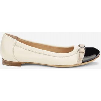 AGL Monika Cap Toe Ballet Flat in Ivory at Nordstrom, Size 41.5