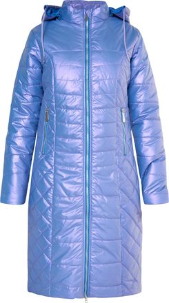 Faina Lichtgewicht gewatteerde jas Dames violet