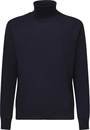 Eleventy Turtle Neck Sweater - Heren - Cashmere truien - Zwart - S - Kasjmier - Truien & Vesten