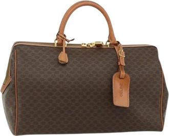 Celine Pre-owned Weekend Bags, female, Brown, Size: ONE SIZE Pre-owned Vintage Hand Bag
