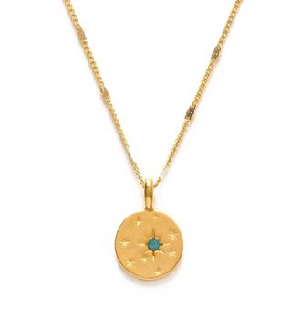 Amano Studio Womens Estrella Necklace In Turquoise