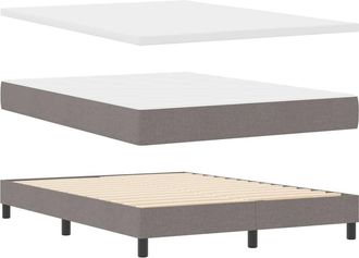 vidaXL Vidaxl - Letto Box Spring Con Materasso Con Materasso Talpa 140 X 200 Cm