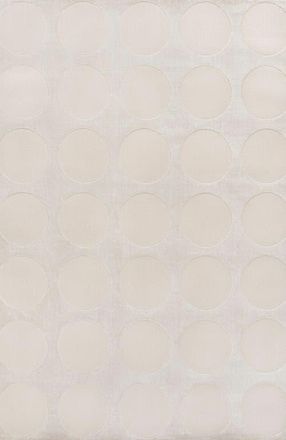 Jonathan Y Designs Adrian Modern Geometric Circle Dot High-Low Area Rug in White/cream at Nordstrom, Size 5Ft 0In X 8Ft 0In