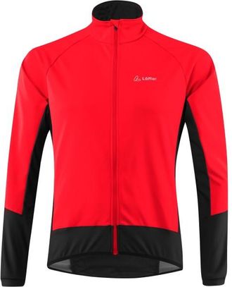 LOEFFLER Bike Jacket Alpha Airblocc Light Velojacke f&uuml;r Herren | rot