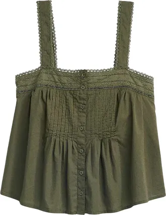 Levi's Camisole met vierkante halslijn voor dames (Diepe Diepten)
