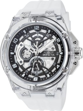 Invicta Mens Racing 46mm White Quartz Watch