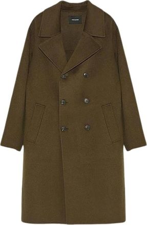 Yves Salomon Hombre, Abrigos, Verde, Talla: S