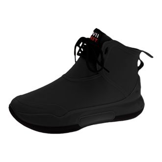 Generic ofeirhz Wellies Women Lace Up Thick Bottom Short Ankle Boots Water-Resistant Thermal Comfort Rain Boots Anti-Slip Added Durability Versatile Wellies H