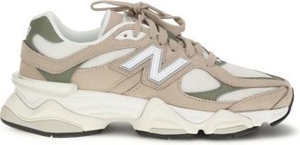 New Balance Unisex Sneakers 9060 Grey-Dark Olivine Upper: Polyamide Trainers Grey/dark