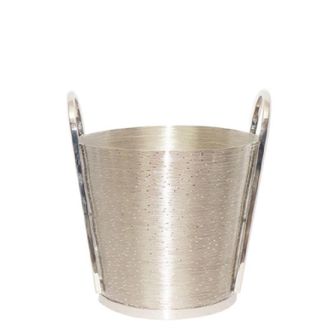 Schubiger M&ouml;bel Korb Mars, Edelstahl, Silber