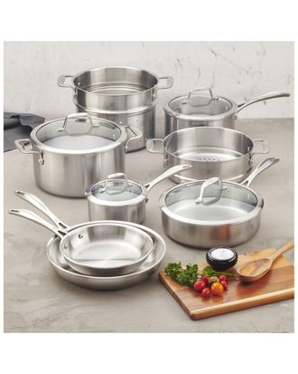J.A. Henckels International Zwilling J.A. Henckels Spirit 3-Ply 12Pc Stainless Steel Cookware Set