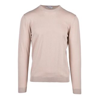 Bellwood Round-neck Knitwear, male, Beige, Size: L Maglioncino Girocollo