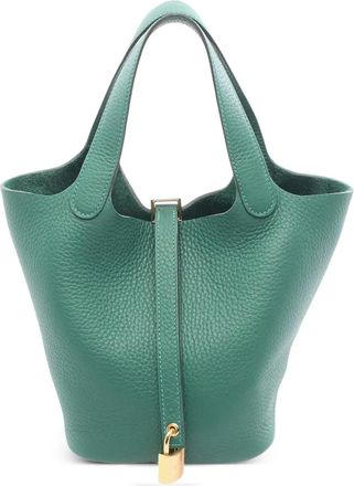 Hermès 2025 Clemence Picotin Lock 18 handbag - Green