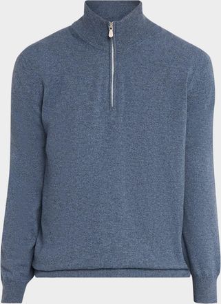 Brunello Cucinelli Men & apos;s Cashmere Quarter-Zip Sweater