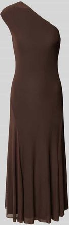 Forever New Cocktailkleid mit One-Shoulder-Tr&auml;ger in Schoko, Gr&ouml;&szlig;e 40