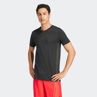 adidas T-Shirt ADIDAS PERFORMANCE D4T 3S TEE, Herren, Gr. XXL, schwarz, Obermaterial: 81% Polyester, 14% Lyocell, 5% Elasthan, Rundhals, Shirts T-Shirt