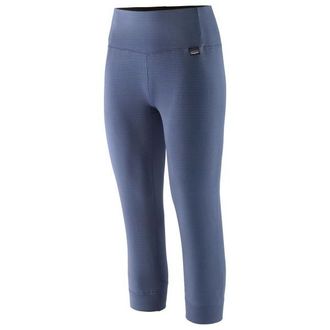 Patagonia Capilene ThermWgt Boot Length Bottoms Kunstfaserunterwäsche für Damen | blau