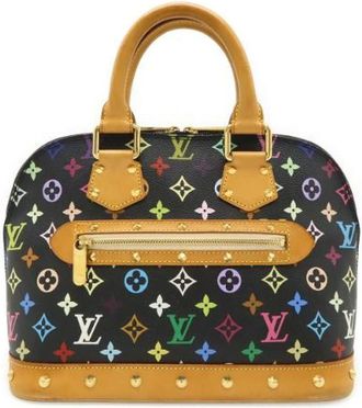 Louis Vuitton Pre-owned Handbags, female, Multicolor, Size: ONE SIZE Pre-owned Alma Monogram Multicolore Handbag