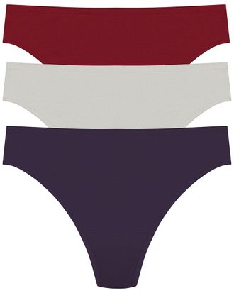 Natori 3Pk Bliss Bare Thong