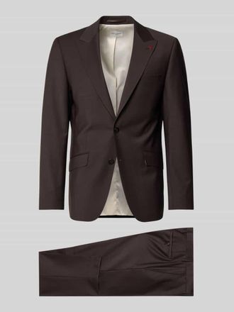 Roy Robson Straight Fit Anzugjacke mit Reverskragen in Dunkelbraun, Gr&ouml;&szlig;e 25