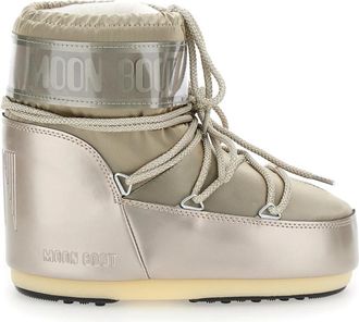 Moon Boot Icon Low Glance - Dames - Winterlaarzen - Grijs - 36 EU - Schoenen