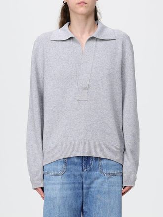 Victoria Beckham Polo in maglia in misto lana e cashmere con scollo a V