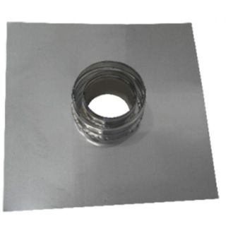 MBM Tubo De Humos De Pared Doble Aislado De Acero Inoxidable Con Placa Y Tronco Pasante Dn 350/400