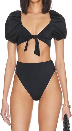 Cleobella Maude Swimsuit Top In Black