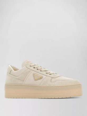 Prada fabric low-top sneakers