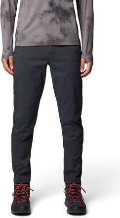 Mountain Hardwear Hardwear All Purpose Active Pants in Dark Storm at Nordstrom, Size 3830