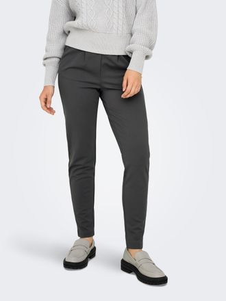 Only Jogger Pants ONLY ONLPOPTRASH LIFE EASY COL PANT PNT NOOS, Damen, Gr. XL (42), L&auml;nge 30, grau (magnet), Milano Rib, Obermaterial: 63% Viskose, 32% Nyl