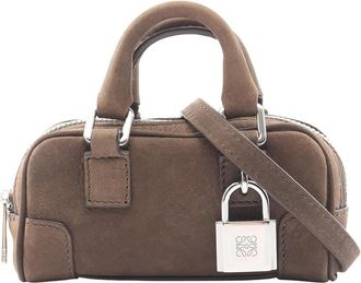 Loewe Pre-owned Loewe Nano Leather Amazona Satchel Ladies BU0148LTX54BEQUB