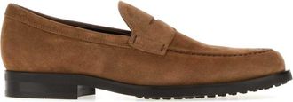 Tod's Brown Suede Loafers