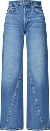 Anine Bing Dames, Jeans, Blauw, Maat: W30 Katoen