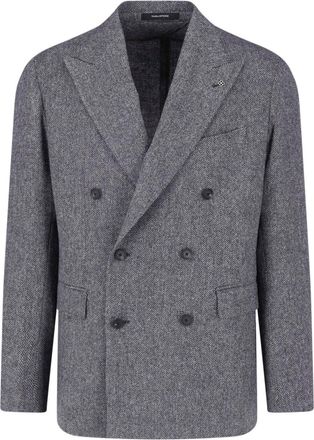 Tagliatore Blazer Doppiopetto In Lana Vergine