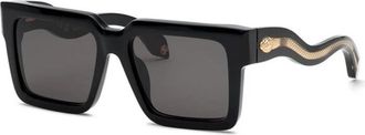 Roberto Cavalli Authentieke Bril met Topkwaliteit - Dames - Zonnebrillen - Zwart - 55 MM - Accessoires
