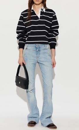Amiri Flared Leg Jeans, Womens, Light Blue